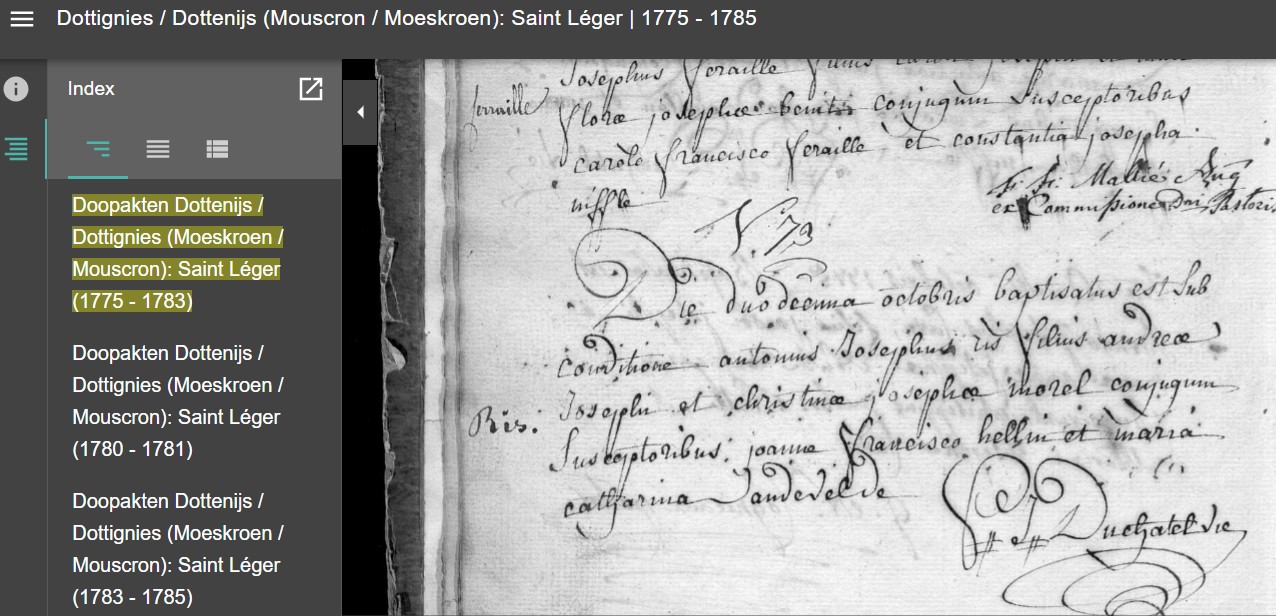 Geboorteakte Ris Antonius